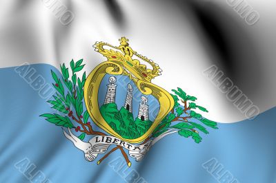 Rendered Sammarinese Flag