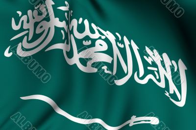 Rendered Saudi Arabian Flag
