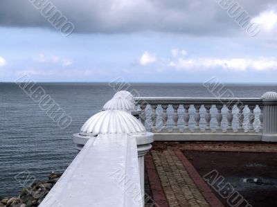 Terrace with a view of the sea