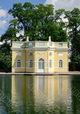 House on pond