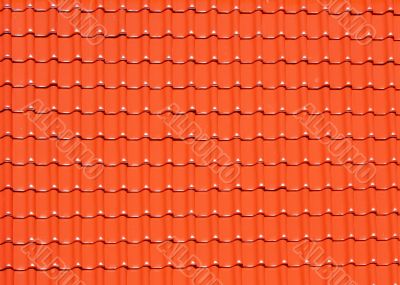 background made of roofing tiles