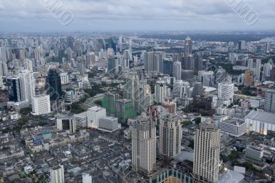 Bangkok, panorama, aerial photo