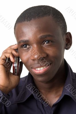 man with mobile phone