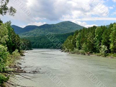 A river Katun.