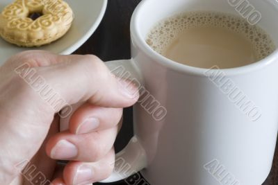 a mug of tea