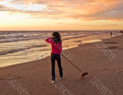 Girl on the beach