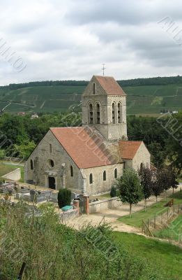 Church in valley