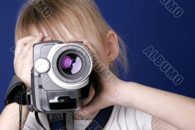 girl shoot home video