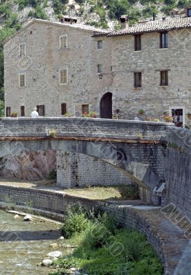 Piobbico, ancient bridge