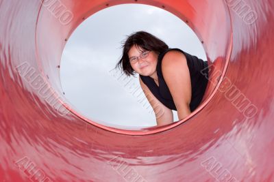 Girl Playing