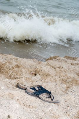 Sandals on the Beach