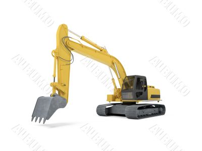 excavator front view