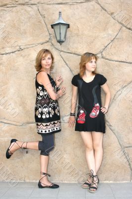Mother and daughter