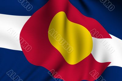 Rendered Colorado Flag