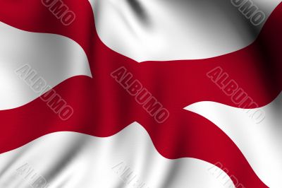 Rendered Alabama Flag