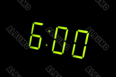 crystal clock close up