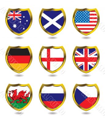 flag shield