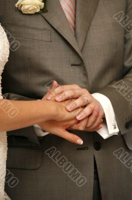 Newly married pair