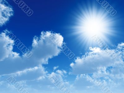 beams of the sun