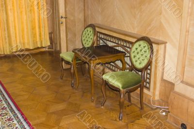 room with chairs