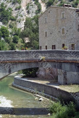 Piobbico, ancient bridge