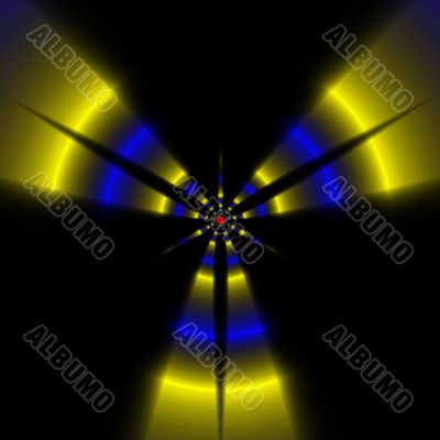 Gold propeller.