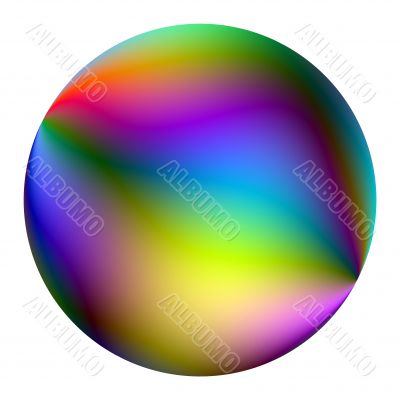 Colored ball.