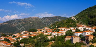 Greek mountain village