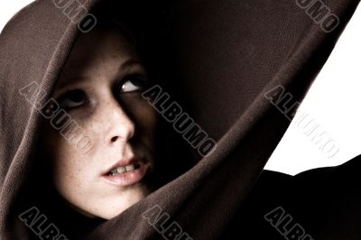 checking out the inside of my sweater