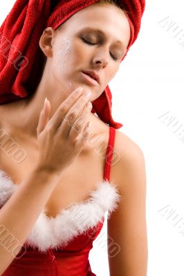 Moisturizing my face