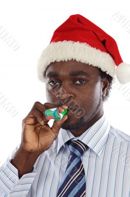 Businessman festive holiday