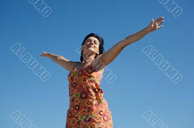 Photo of woman relaxing