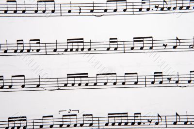 Picture of musical notes