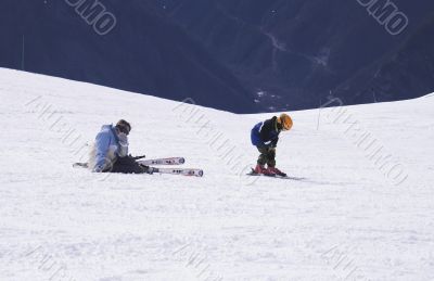 Child Ski vacation in Alpes