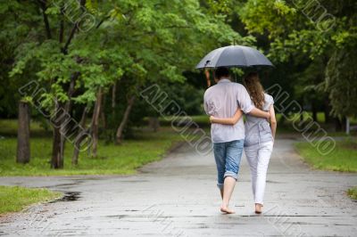 Couple in the park