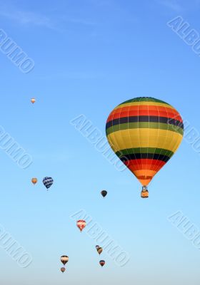 Hot air balloons competition