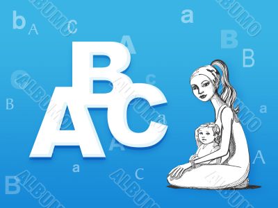 alphabet for a children