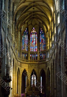 Inside cathedral