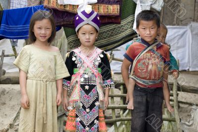 Children in Laos