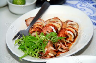 grilled squid