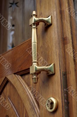 Old-fashioned door-handle