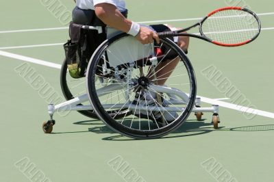 Wheelchair Tennis Player