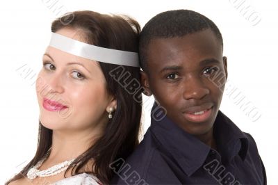 Black man and white woman