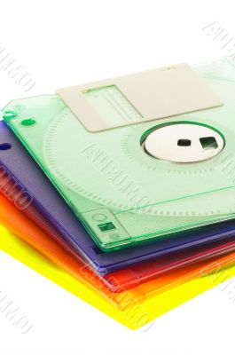 coulorfull floppy disk