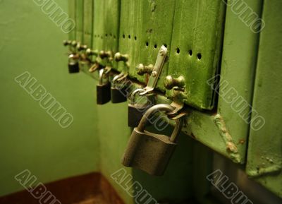 Letter boxes with locks