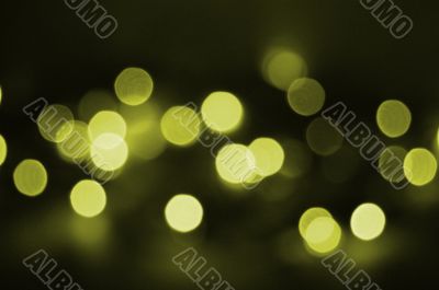 Holiday yellow light