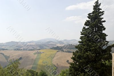 Panorama from Piticchio (Ancona)