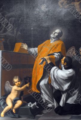 Painting in the Cathedral of Cagli
