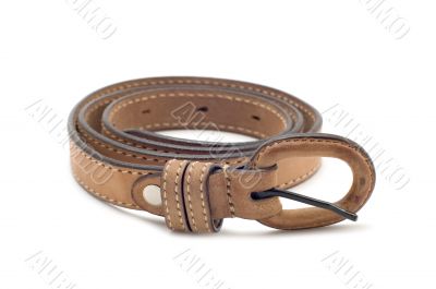 belt on white background