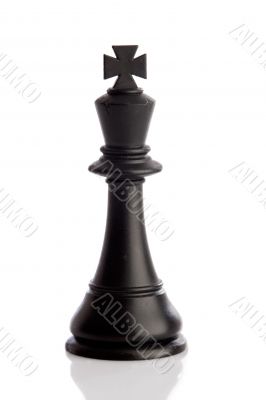 Piece of chess. The king standing